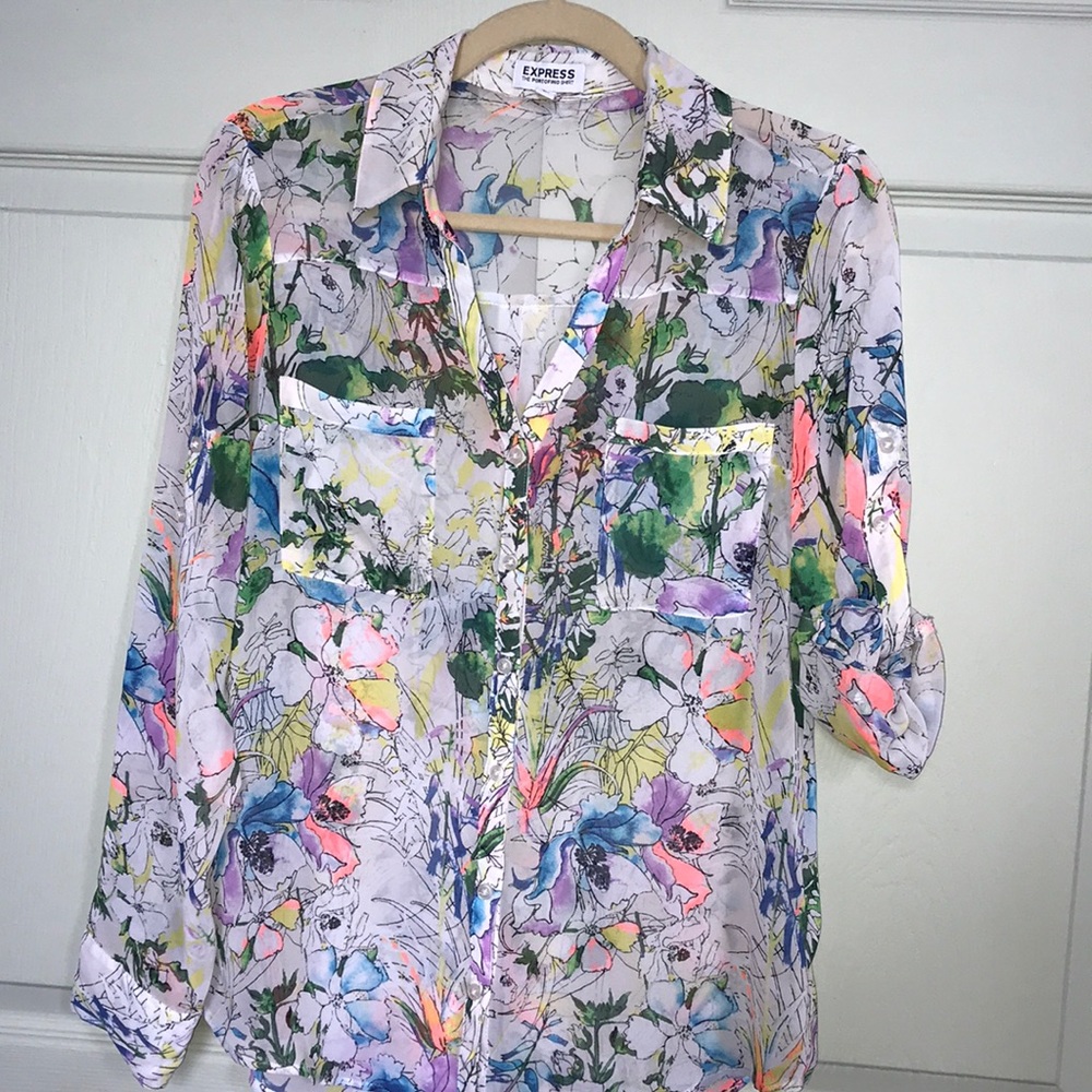 Express Sheer Floral Portofino M
